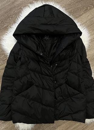 Куртка стиль zara демисезонная с глубоким капюшоном