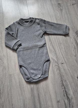 Боди-гольф в рубчик, 68 размер. на флисе