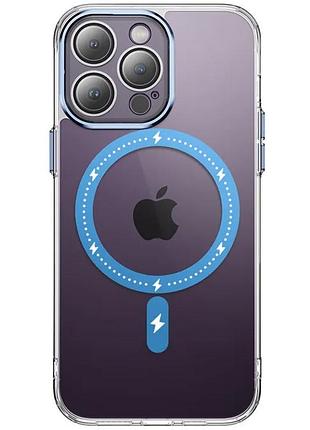 Чохол tpu+pc colorful with magsafe для apple iphone 13 pro max (6.7")