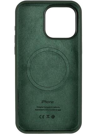 Чохол silicone case full protective (aa) v2 with magsafe для apple iphone 15 pro (6.1") 3