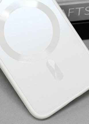 Чохол tpu+glass sapphire midnight with magsafe для apple iphone 15 (6.1") 3