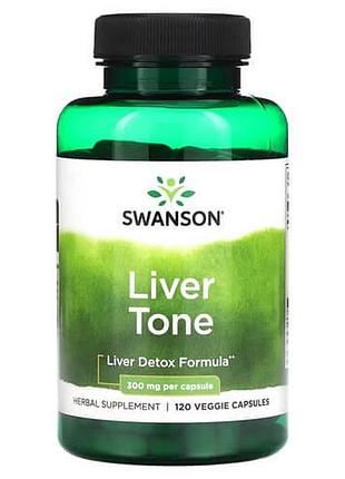 Swanson liver tone 300 mg 120 растительных капсул