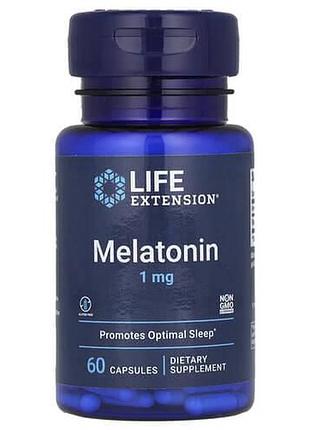 Life extension melatonin 1 mg 60 капсул