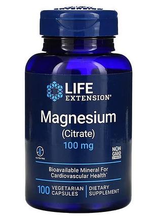 Life extension magnesium citrate 100 mg 100 капсул