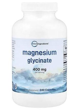 Micro ingredients magnesium glycinate 240 капсул