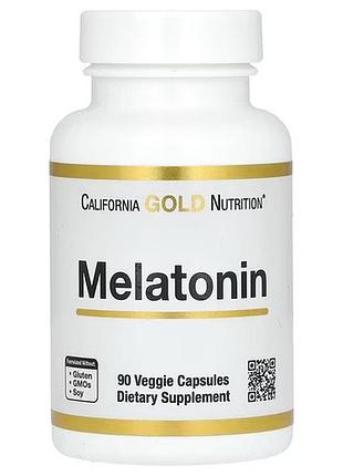 California gold nutrition melatonin 3 mg 90 капсул