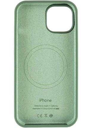 Чохол silicone case full protective (aa) with magsafe для apple iphone 15 (6.1") 3