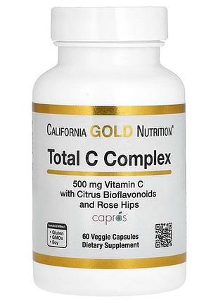 California gold nutrition total c complex 500 mg 60 капсул