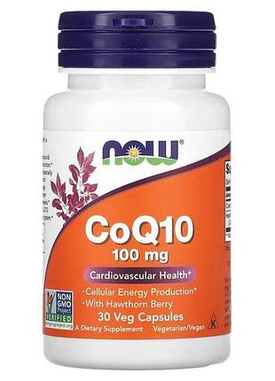 Now co q10 100 mg 30 рідких капсул