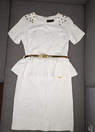 Плаття нарядне білий розмір m,l