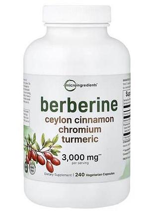 Micro ingredients berberine 240 рослинних капсул