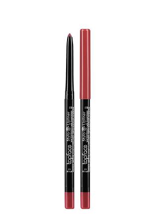 Карандаш для губ водостойкий topface stylo lipliner матовый no 015 бледно-кармный (pt618)