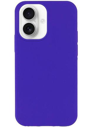 Чохол silicone case full protective (aa) no logo для apple iphone 16 (6.1")