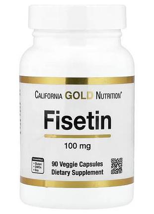 California gold nutrition fisetin with novusetin 100 mg 90 растительных капсул