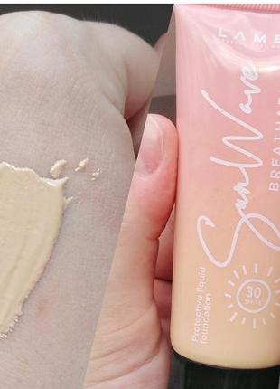 Тональный крем lamel sunwave foundations with spf30 тон 401 срок до 12.2023г