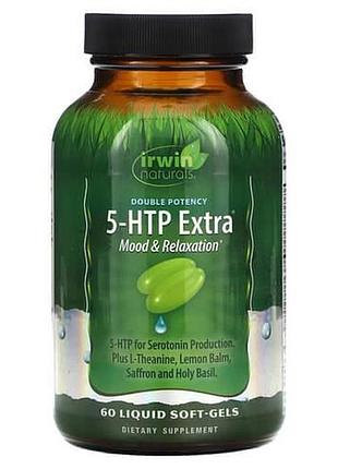 Irwin naturals 5-htp extra 60 жидких капсул