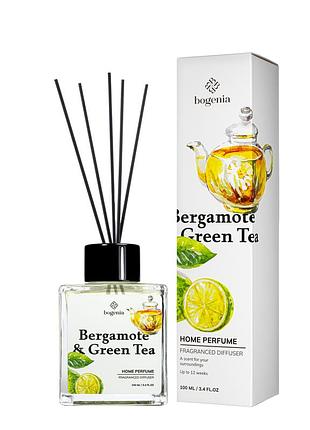 Аромадифузор для дому bogenia bergamote & green tea парфумований bg360.005, 100 мл