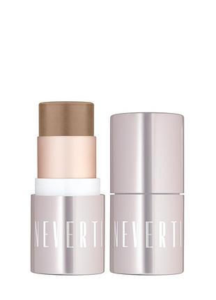 Контуринг-стик для обличчя кремовий neverti shaping stick (np304), 002 коричневий