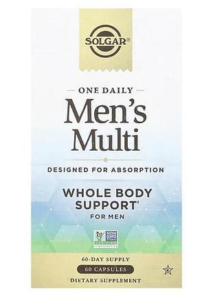 Solgar one daily men's multi 60 капсул