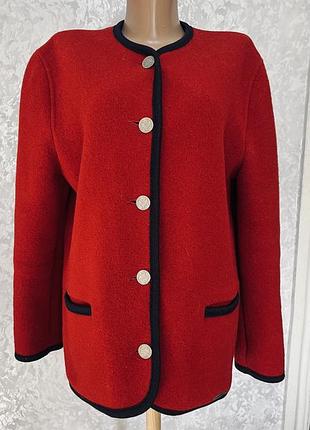 Вовняний жакет подовжений