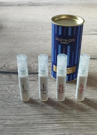 Bibliotheque de parfum(nirvana, page 69, icy wave, memoirs of geisha)