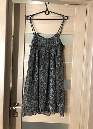 Платье сарафан принт змея