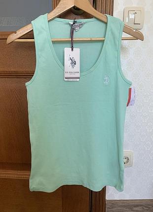 Жіноча майка в рубчик polo assn, розмір м