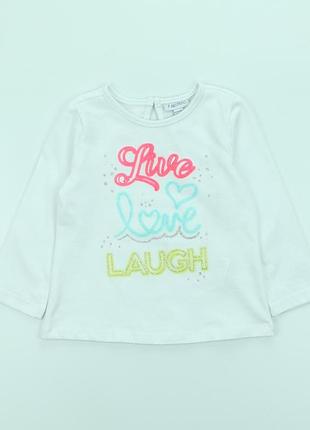 Топ, реглан ovs kids для дівчинки на зріст 74 см