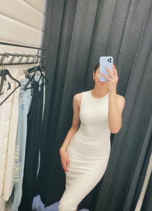 Плаття reserved розмір xs-s, колір блище до молочного