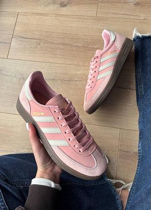 Стильные женские кроссовки adidas handball spezial wonder mauve