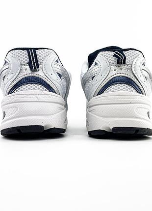 New balance 530 white silver 6