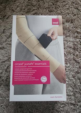 Компрессионный адаптивный неэластичный бандаж для рук circaid juxtafit essentials, размер 4, short, левый.