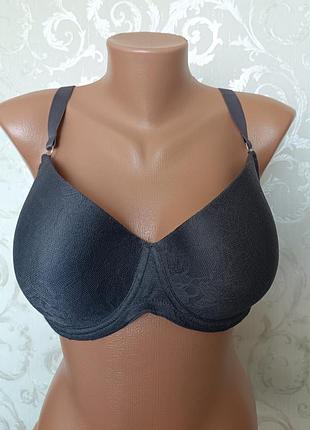 Графитовый бюстгальтер бюстик лифчик с плотной чашкой 42d 95d 110d primark
