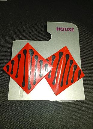 Серьги гвоздички металл