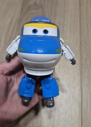 Супер крила трансформери super wings tony тоні. ігрова фігурка-трансформер super wings transform-a-bots tony 7