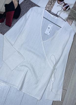 Нова молочна блуза primark m l блуза вільного крою блуза на запах