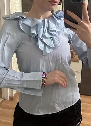 Блуза з жабо h&m