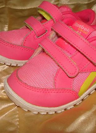 Детские кроссовки reebok оригинал 22 р 12 см