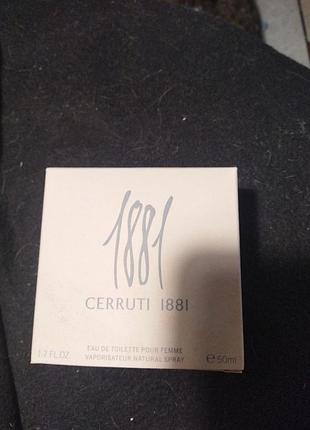 Парфумерія cerruti 1881