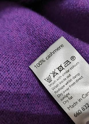 Кашемировый джемпер на пуговицах, кардиган, размер 50-52 4