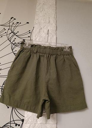 Шорти льон-віскоза
