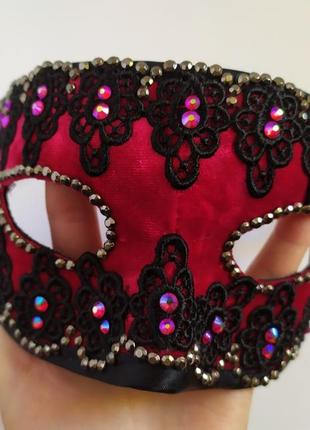 Карнавальна маска «джульєтта»2 фото