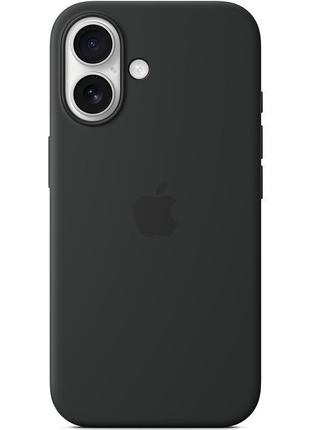 Чехол silicone case (aaa) with magsafe and animation для apple iphone 16 plus (6.7") black 2