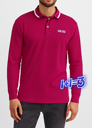 1+1=3 качественный мужской свитер поло хлопок southbay, размер 48 - 50