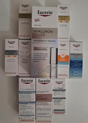 Набор eucerin hyaluron-filler epigenetic serum эпигенетическая антивозрастная сыворотка для лица