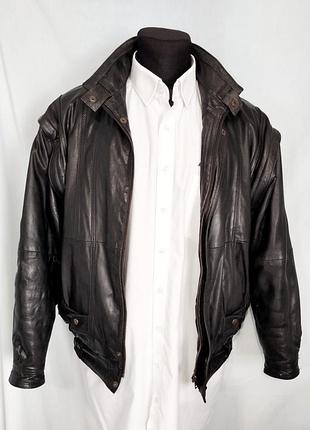 Куртка, жилет кожаная мужская р. l-xl.