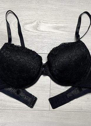 Чорний бюстгальтер h&m з пуш ап
