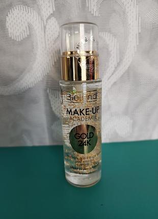 База під макіяж bielenda gold 24k розгладжувальна, 30 мл