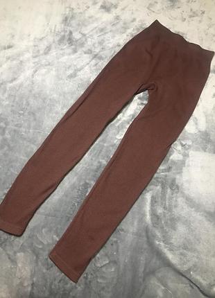 Шоколадні легінси лосіни zara