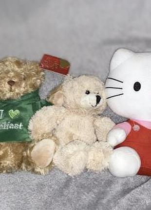 Мʼякі іграшки,медведі,собака,котики